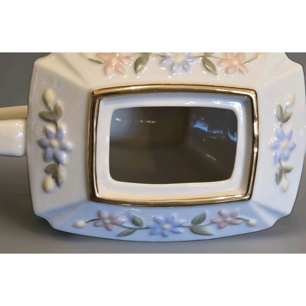 Vintage Lenox Wildflower Porcelain Teapot legacy fine porcelain collection - Picture 5 of 12